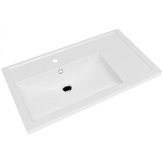 Мебельная раковина Kirovit Фостер 80см П белый SD-00000334